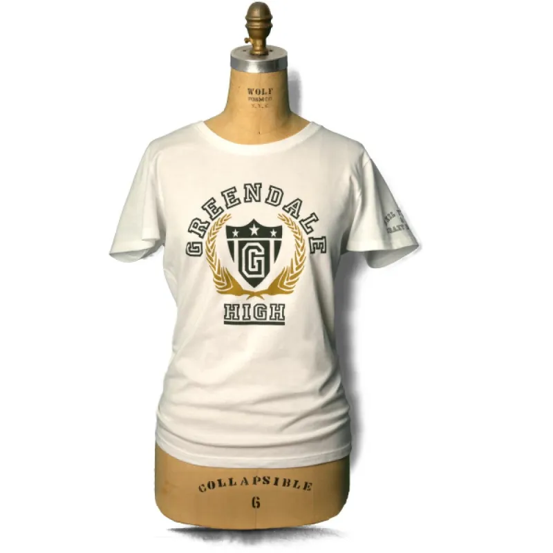 Soft Organic Greendale High Women’s White T-Shirt Weekend Sale