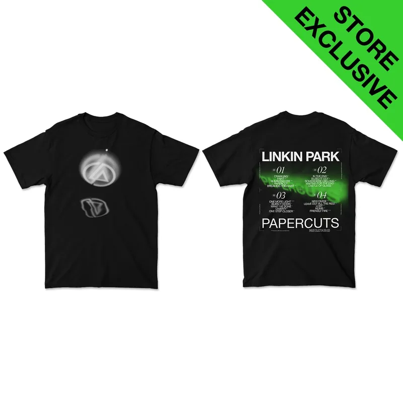 Warranty Included LIMITED EDITION PAPERCUTS REFLECTION BLACK TEE