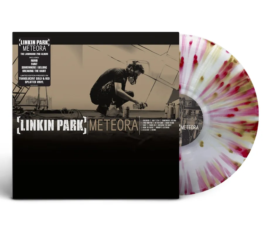 Price Drop Meteora (Translucent Gold and Red Splatter) LP