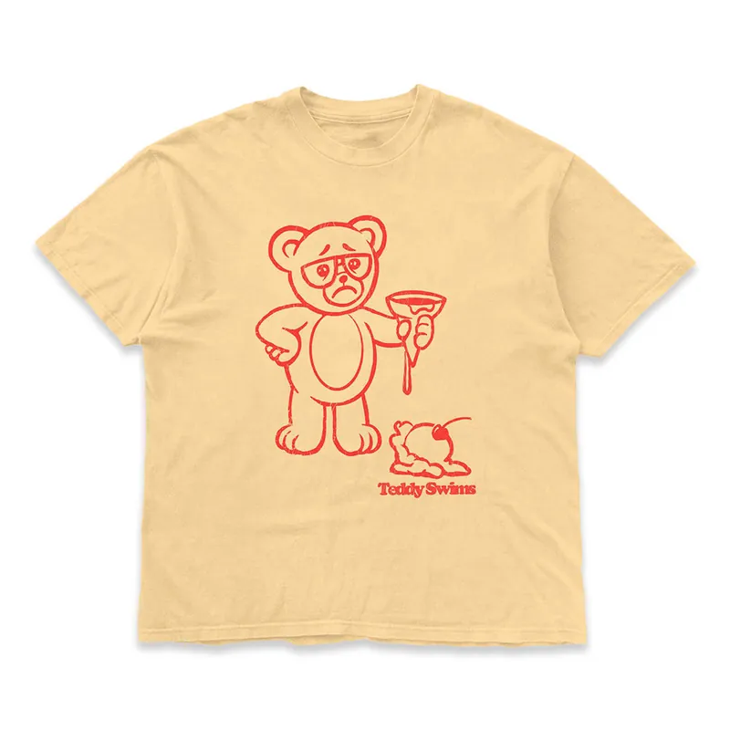 Sad Teddy Ice Cream Tee Money Back Guarantee