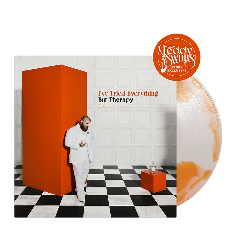Worldwide Shipping I've Tried Everything But Therapy (Part 2) Orange Sunrise Vinyl LP