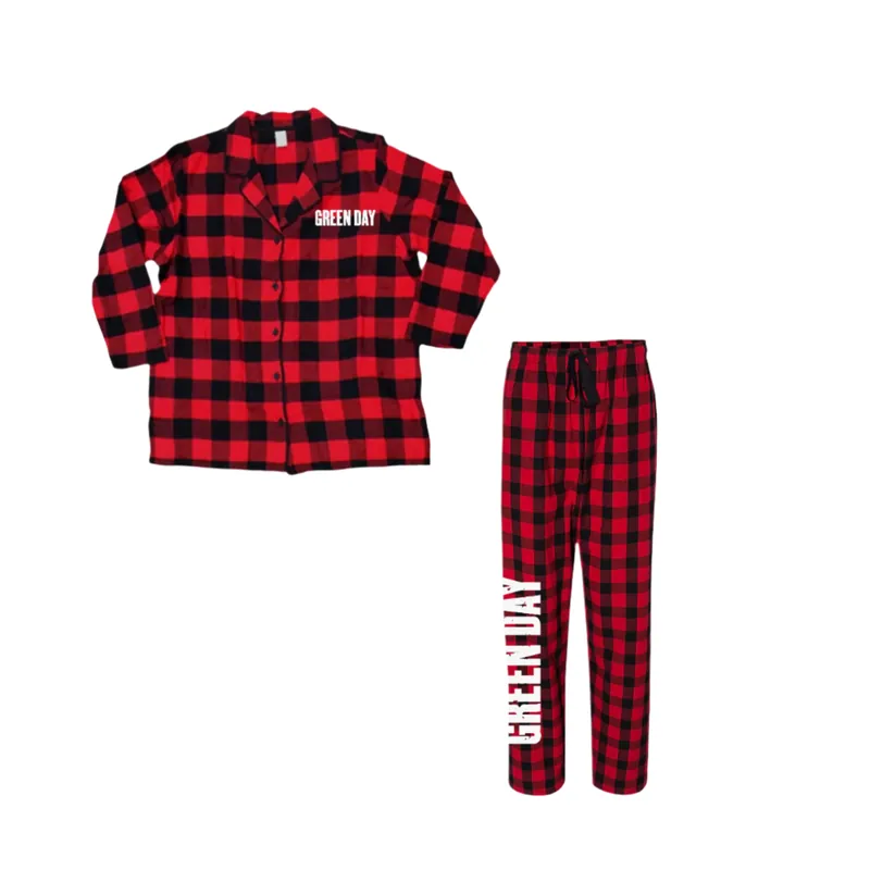 Top Rated Logo Flannel Pajama Set