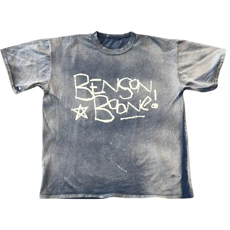 Big Sale Benson Boone Navy Crayon Tee