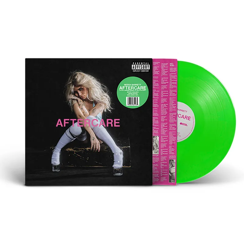 Warranty Included AFTERCARE Spotify Fans First Neon Green Vinyl LP