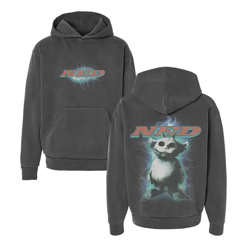 WEIRD SCIENCE GREY HOODIE Price Drop