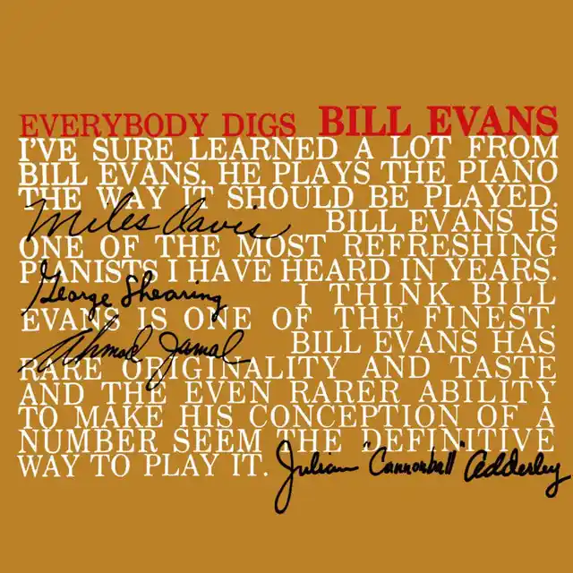 Bill Evans: Everybody Digs Bill Evans (Vinyl LP) | Freebird Records High Quality