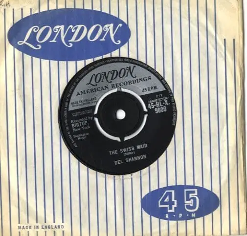 Del Shannon - The Swiss Maid/Ginny In The Mirror HLX 9609 Ex Same Day Shipping