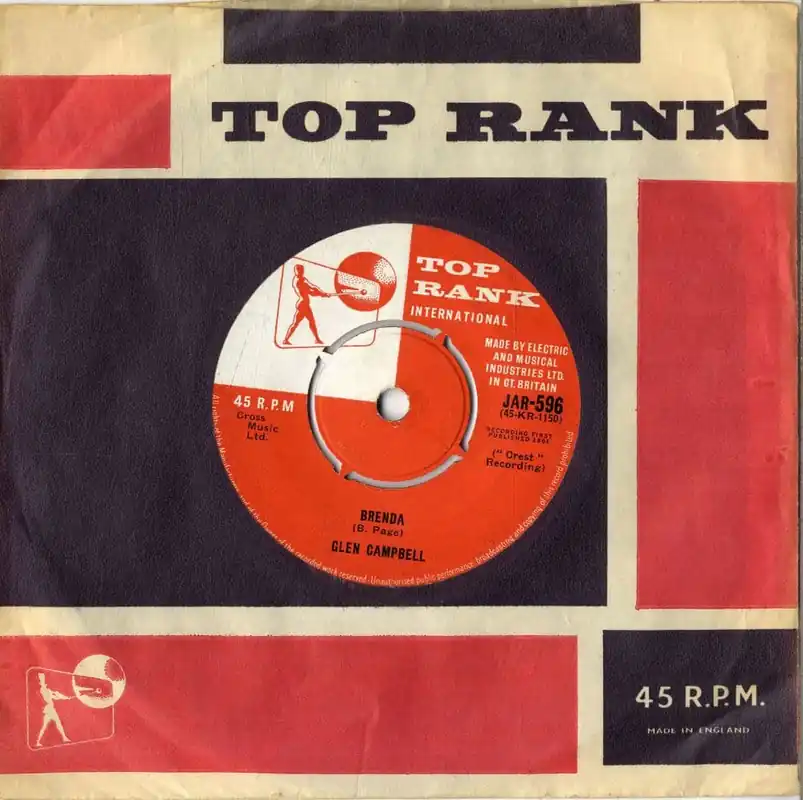 One Day Deal Glen Campbell - Brenda/Turn Around Look At Me Jar 596 M-