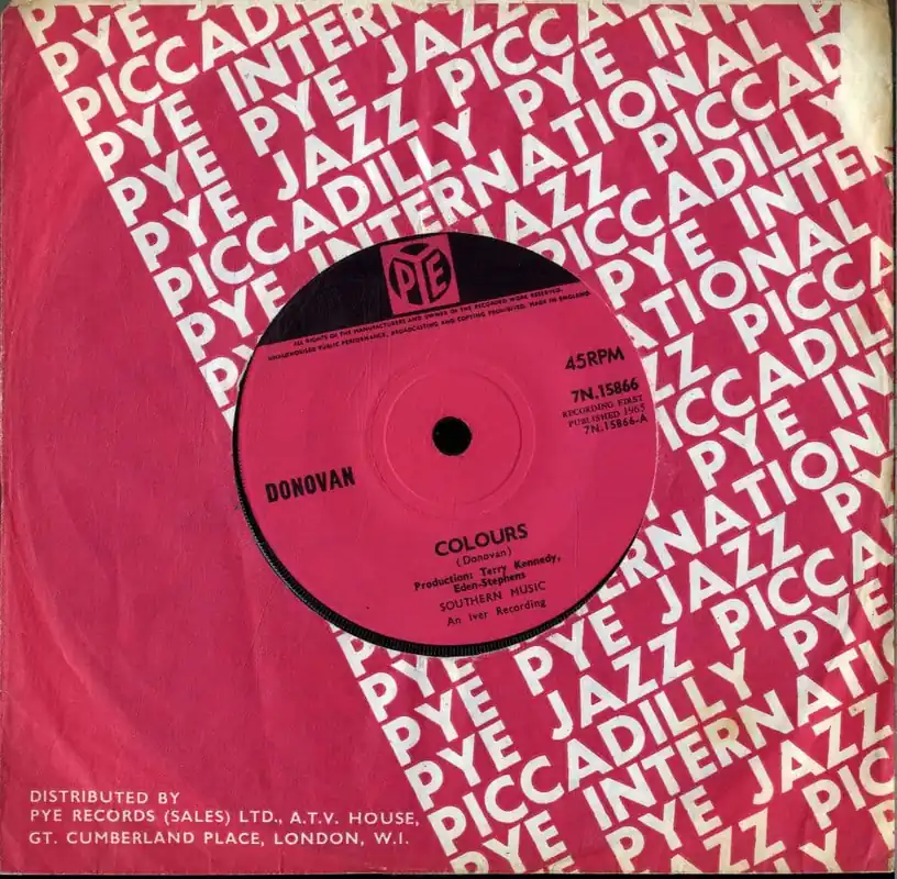Donovan - Colours/To Sing For You 7N 15866 M- Free Shipping