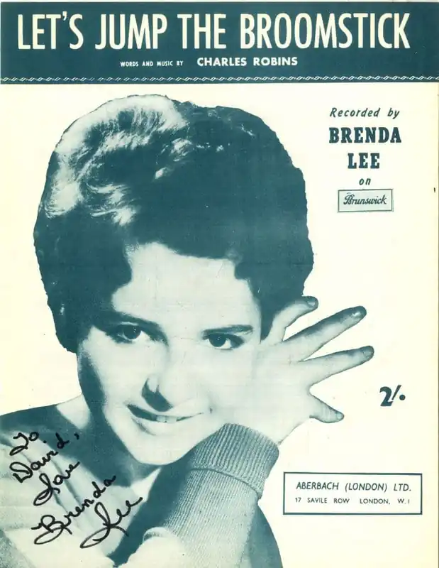 Brenda Lee - Let s Jump The Broomstick - Mint - Autographed Hassle-Free Returns