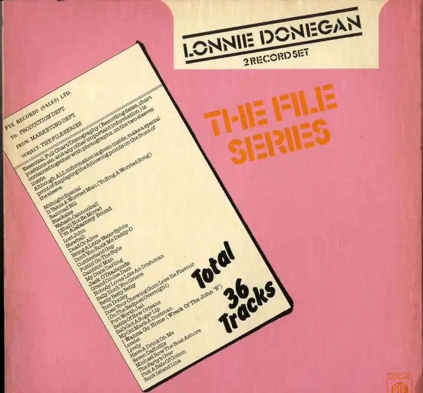 Factory Price Lonnie Donegan - The File Series - 2 x LP Set Fild 011 Ex/M-
