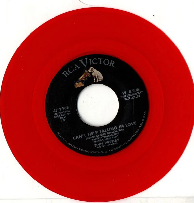 Affordable Elvis Presley - Can t Help Falling In Love/Rock A Hula Baby47-8440 Red Vinyl - M/M
