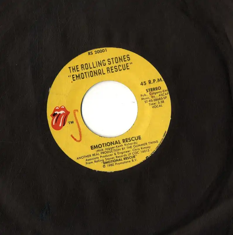 Limited Edition Rolling Stones The - USA - Emotional Rescue/Down In The Hole 38685