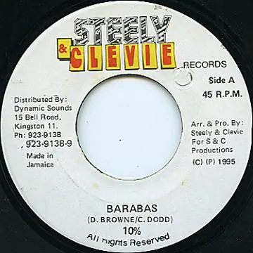 ReggaeCollector.com - 10% - Barabas (Steely & Clevie Records JM) Direct From Factory