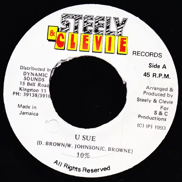ReggaeCollector.com - 10% - U Sue (Steely & Clevie Records JM) Reduced Price