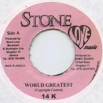 Free Returns ReggaeCollector.com - 14K - World Greatest (Stone Love)