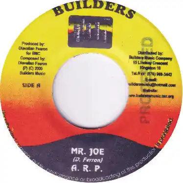 No Minimum Order ReggaeCollector.com - A.R.P. - Mr. Joe (Builders JM)