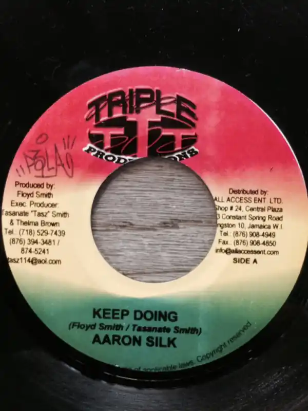 Budget ReggaeCollector.com - Aaron Silk - Keep Doing (Triple T Productions JM)