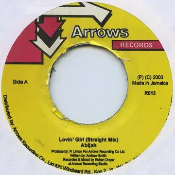 Limited Offer ReggaeCollector.com - Abijah - Loving Girl (Arrows)