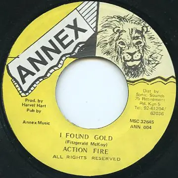 Wholesale ReggaeCollector.com - Action Fire - I Found Gold (Annex)