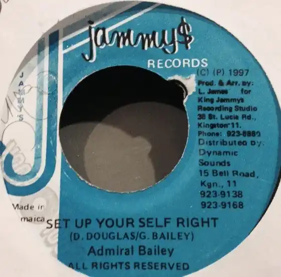 ReggaeCollector.com - Admiral Bailey - Set Up Your Self Right (King Jammy's JM) Super Sale