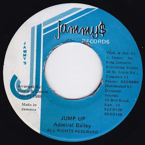 Price Cut ReggaeCollector.com - Admiral Bailey - Jump Up (Jammy's Records JM)