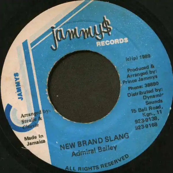 Deal ReggaeCollector.com - Admiral Bailey - New Brand Slang (Jammy's Records JM)