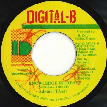 Instant Buy ReggaeCollector.com - Admiral Tibet - Knowledge Increase (Digital B)