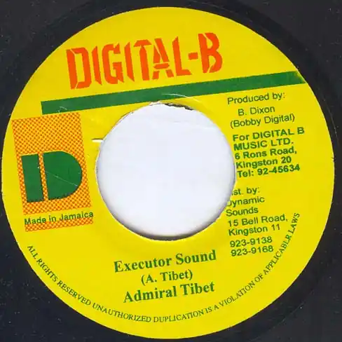 ReggaeCollector.com - Admiral Tibet - Executor Sound (Digital-B JP) Final Sale