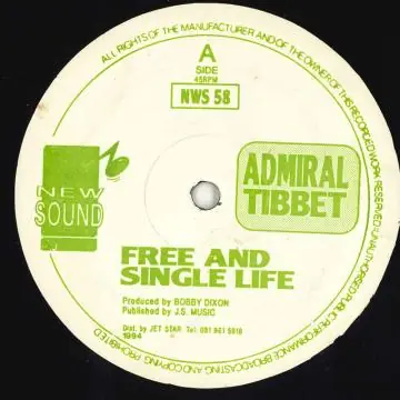 Factory Price ReggaeCollector.com - Admiral Tibet - Free And Single Life (New Sound UK)
