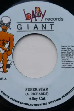 Big Sale ReggaeCollector.com - Alley Cat - Super Star (Baby Giant Records JM)