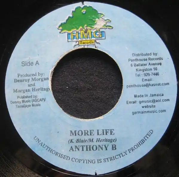 ReggaeCollector.com - Anthony B - More Life (HMG Records JM) Holiday Sale