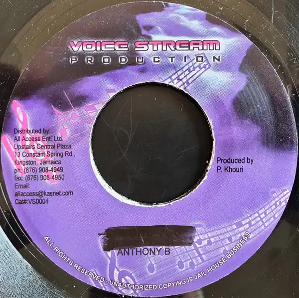 Must Have ReggaeCollector.com - Anthony B / Isha Blender - Burning Fire / Lollipop (Voice Stream Production JM)