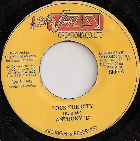 Affordable ReggaeCollector.com - Anthony B / Troy - Lock The City / One Man Band (Jazzy Creations JM)