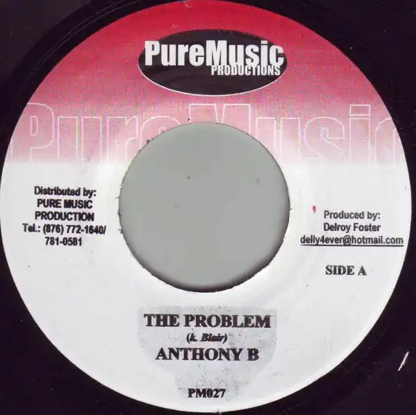ReggaeCollector.com - Anthony B / Turbulence - The Problem / Treat Her Good (Pure Music Productions JM) Order Now