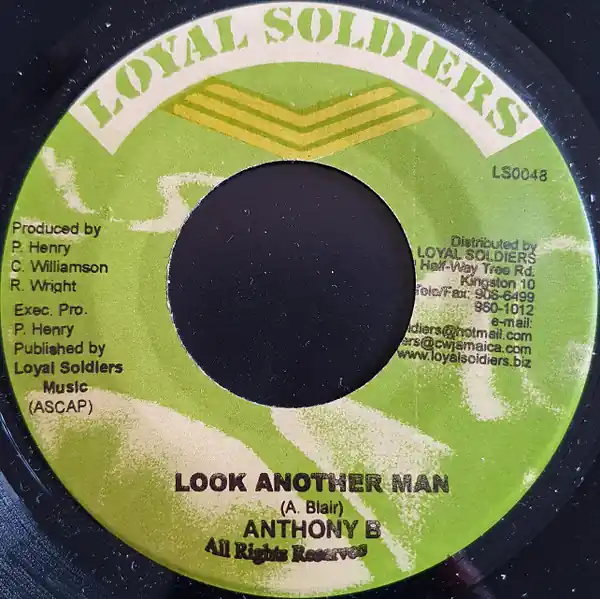 Instant Buy ReggaeCollector.com - Anthony B, Guidance - Look Another Man / I Feel Good (Loyal Soldiers Production JM)