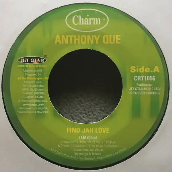 Fan Favorite ReggaeCollector.com - Anthony Que - Find Jah Love (Charm UK)