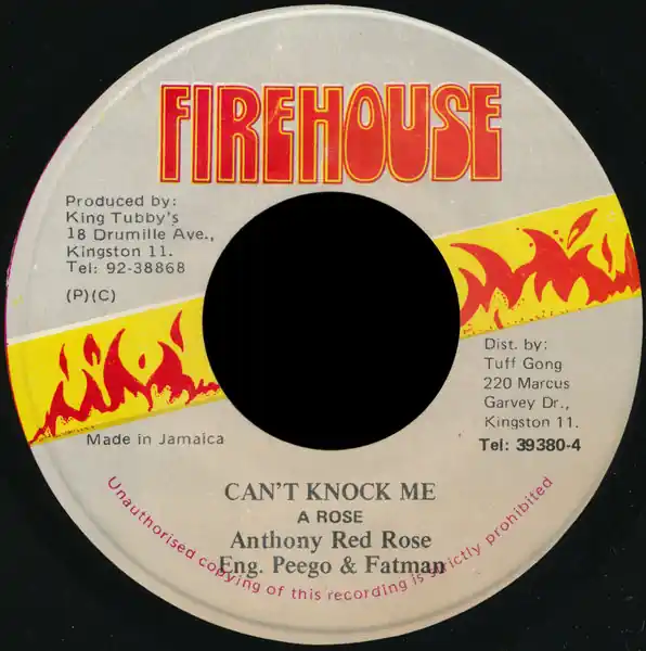 ReggaeCollector.com - Anthony Red Rose - Can't Knock Me (Firehouse JM) Genuine