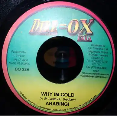 Express Delivery ReggaeCollector.com - Arabingi / Mix Blessings Band - Why Im Cold / Vet Law (Dill-Ox Inta JM)