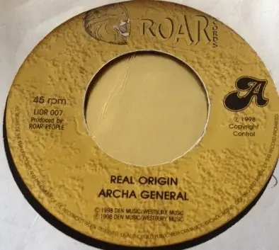 ReggaeCollector.com - Archa General, Jukie Ranks - Real Origin / Drive Thru (Roar Records UK) One Day Deal
