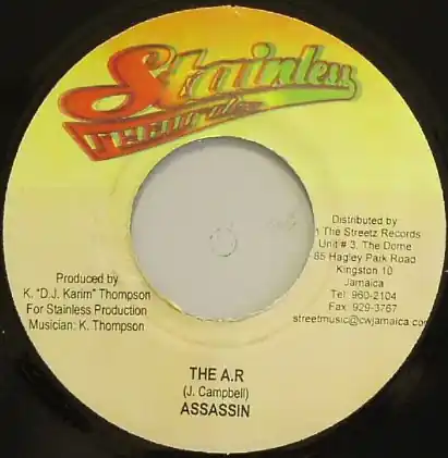 ReggaeCollector.com - Assassin / Jagwa - The A. R / Mi Bad (Stainless Records JM) Luxury