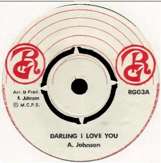 Order Now ReggaeCollector.com - Audrey Johnson - Darling I Love You (RG Records UK)