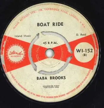 ReggaeCollector.com - Baba Brooks - Boat Ride (Island UK) Warranty Included