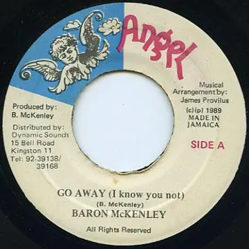 Professional Grade ReggaeCollector.com - Baron Mckinley - Go Away (I Know You Not) (Angel)