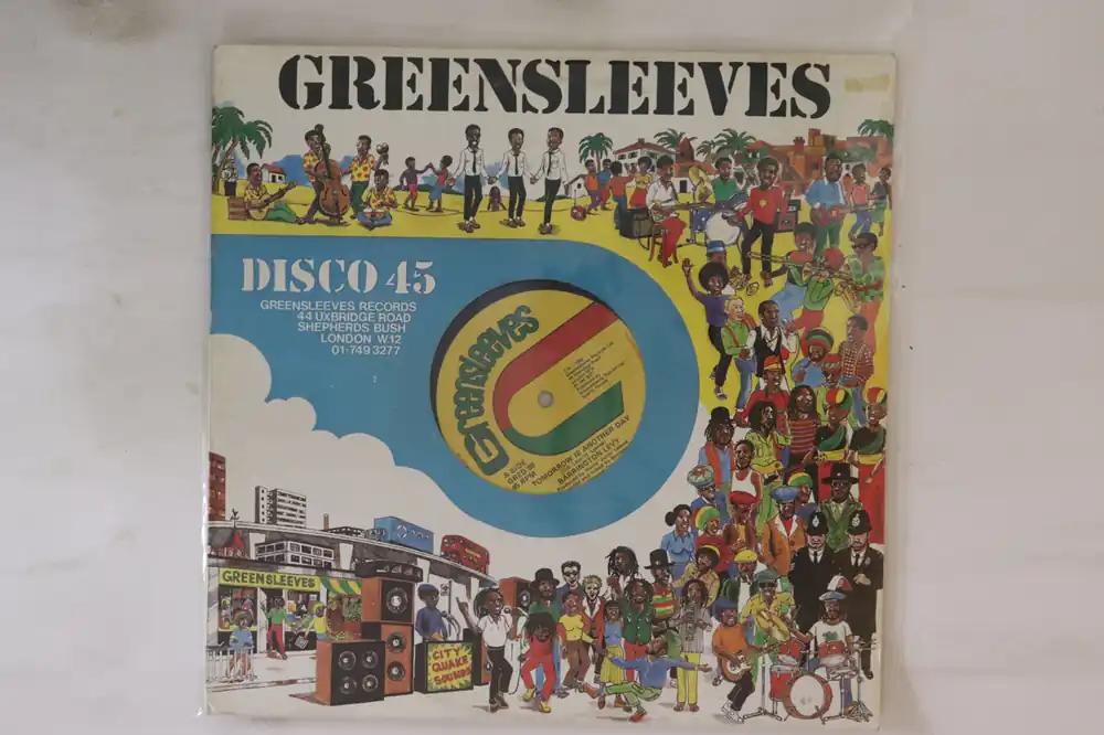 ReggaeCollector.com - Barrington Levy / Papa Tullo - Tomorrow Is Another Day / Delaware (Greensleeves Records UK) Professional Grade
