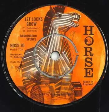Super Sale ReggaeCollector.com - Barrington Spence - Let Locks Grow (Horse UK)