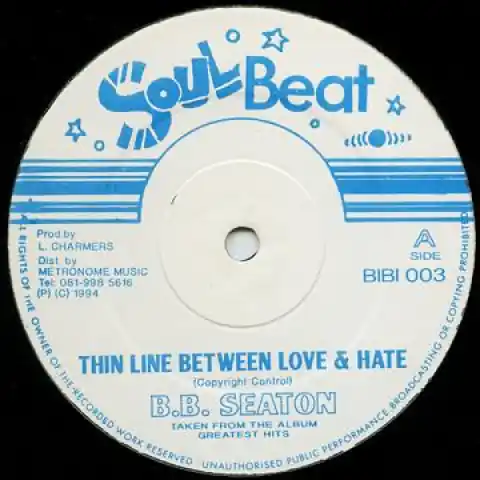 ReggaeCollector.com - BB Seaton / Phil Francis - Thin Line Between Love & Hate / Laugh It Off (Soul Beat UK) Mega Sale