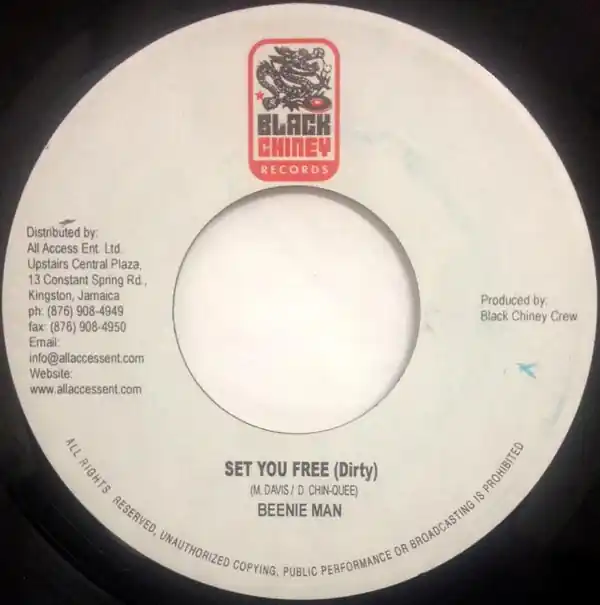 ReggaeCollector.com - Beenie Man - Set You Free (Black Chiney Records JM) High Quality