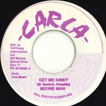 ReggaeCollector.com - Beenie Man - Get Me Kinky (Carla) Instant Buy