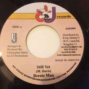 Direct From Manufacturer ReggaeCollector.com - Beenie Man - Still Yet (CJ Records JM)